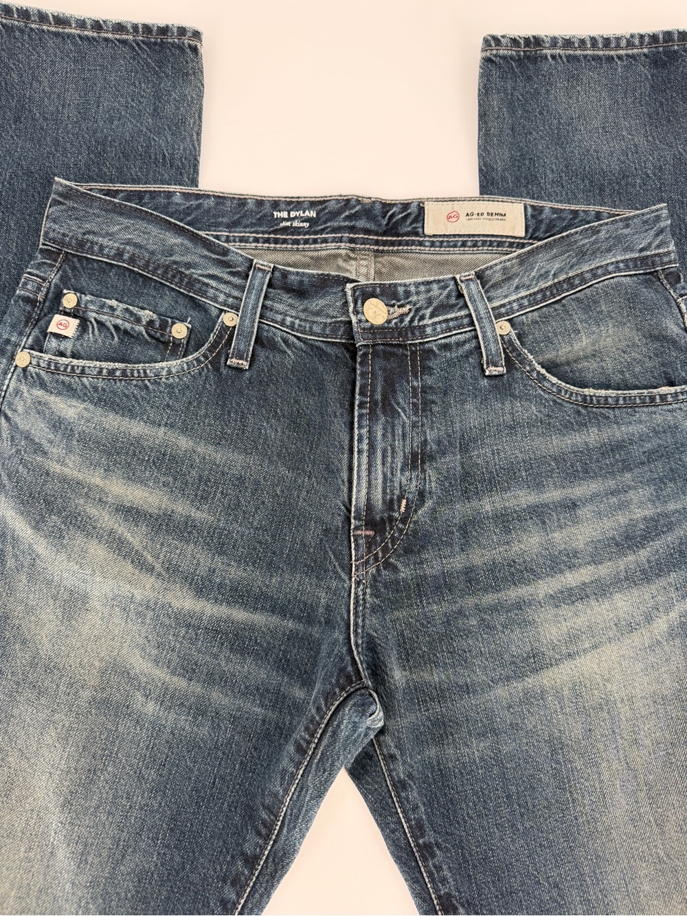 AG Adriano Goldschmied The Dylan Slim Skinny Blue Men's - Size 30R - Picture 4 of 11
